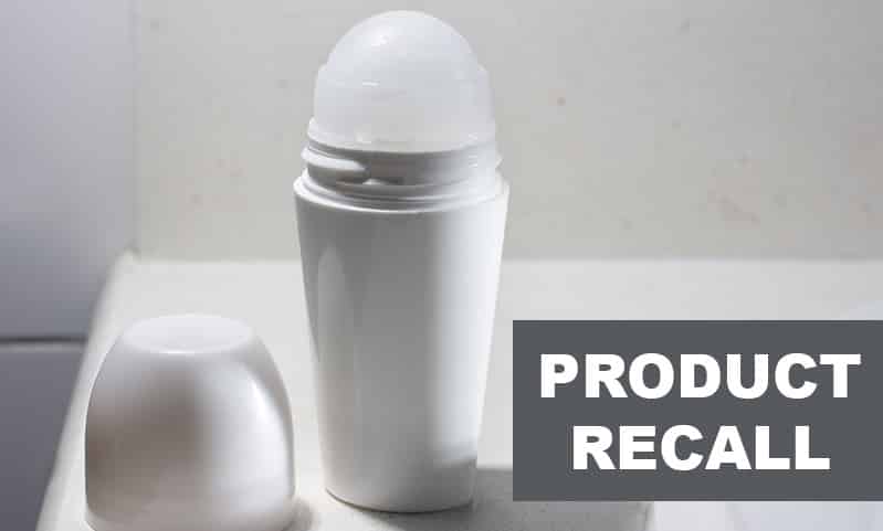 Deodorant Recall Benzene
