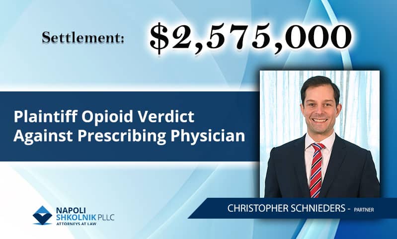 Opioid Epidemic 2.5M Verdict