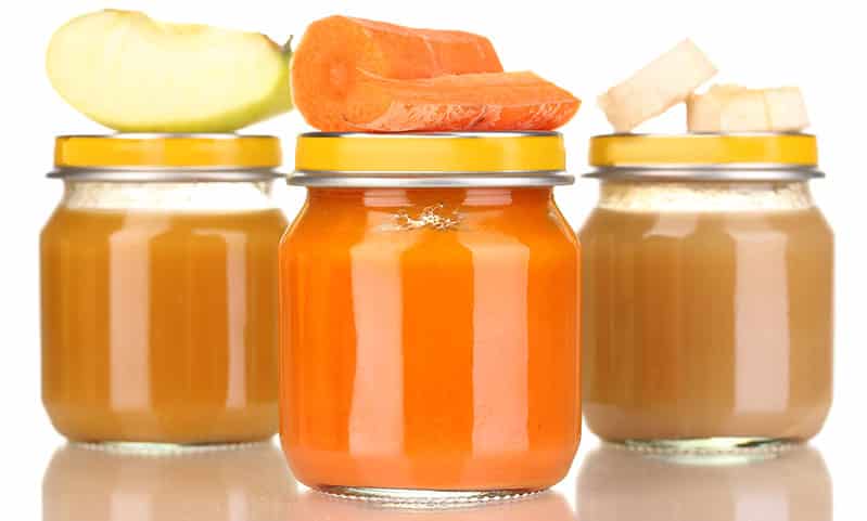 汚染された離乳食