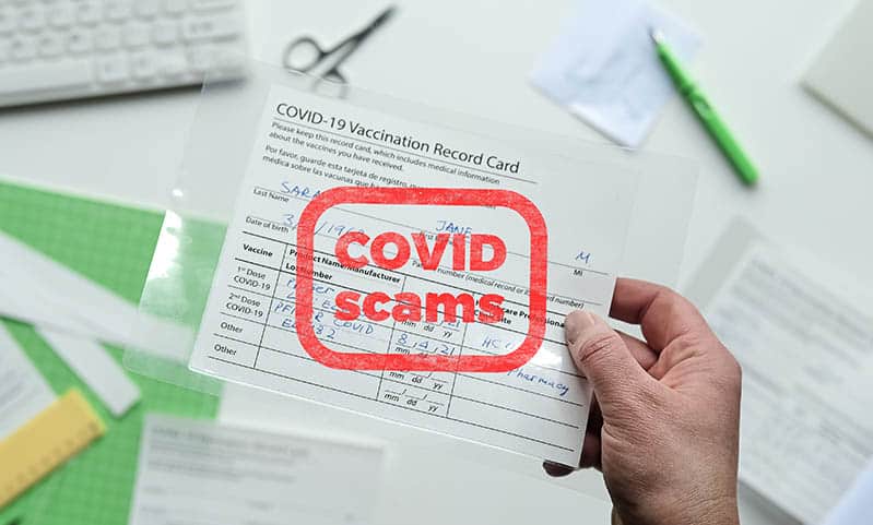 coronavirus vaccination card scam