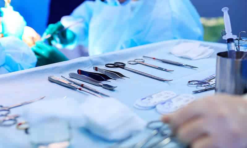 kirli cerrahi aletler