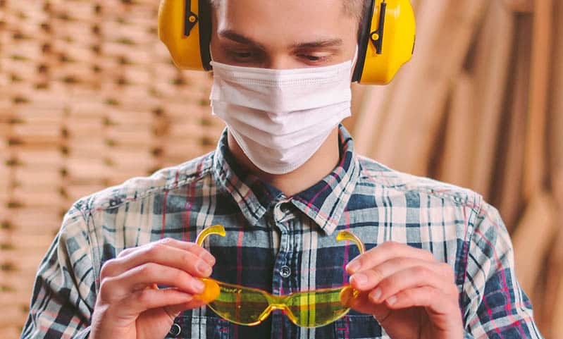 ochrona przed urazami oczu