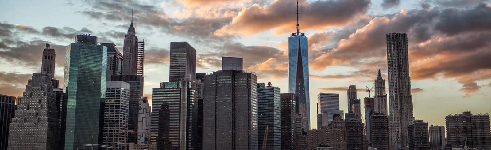 Cityscape during sunset