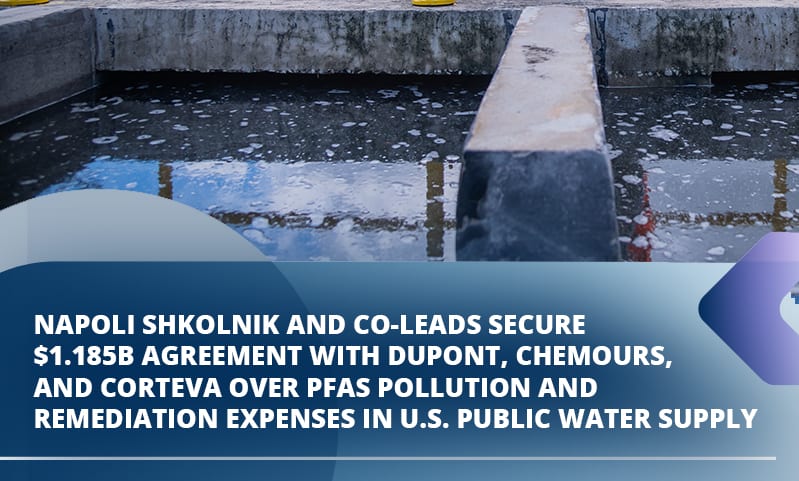 Firm settles $1.185B for PFAS water contamination
