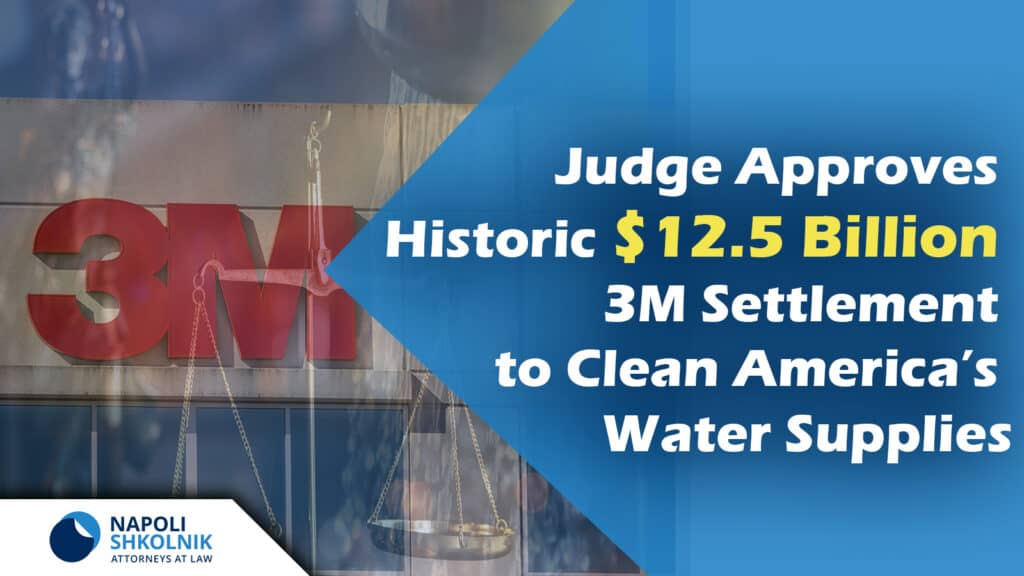 12.5 billion dollar settlement with 3M